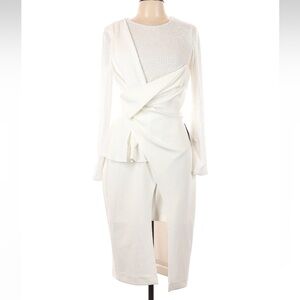 NWT Sequin White Women's Dress